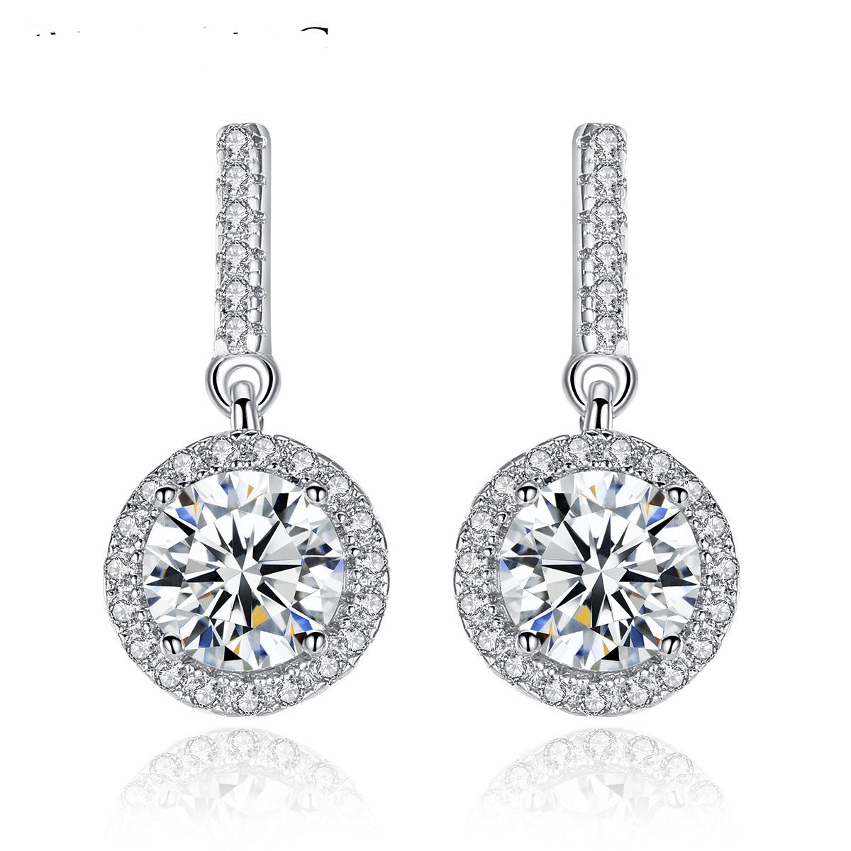 Diamond-Inlaid Fashion Earrings (Premium Quality)