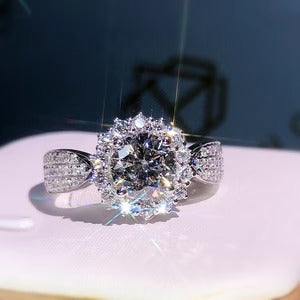 Luxury Diamond Open Ring