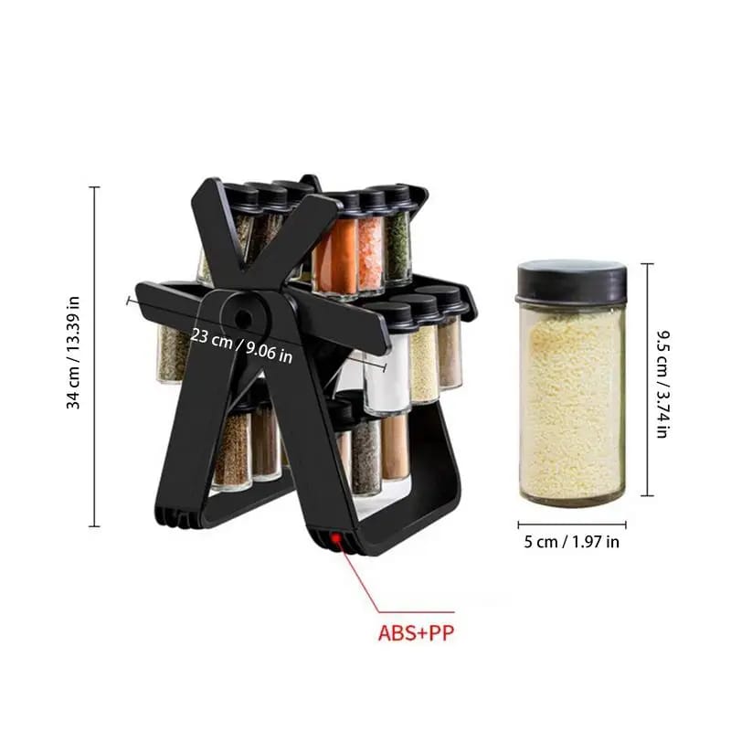 18 Jar Rotating Spice Rack