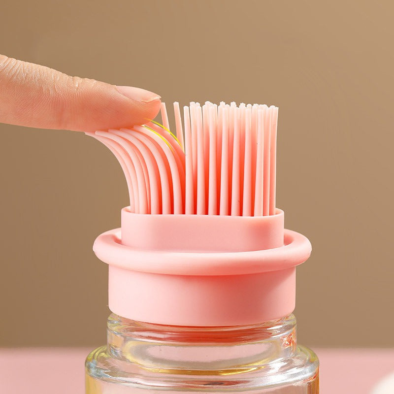 Portable Oil Bottle with Silicone Brush