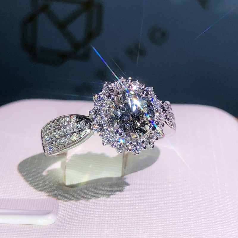 Luxury Diamond Open Ring