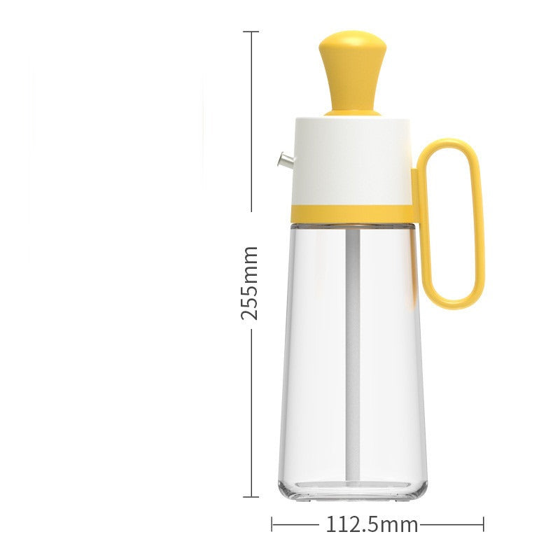 2 In 1  Oil Dispenser With Silicon Brush