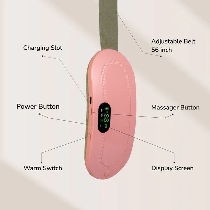 Period Cramp Relief Belt Massager