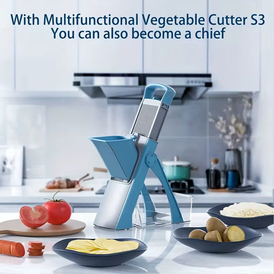Multi-Function Vegetable Cutter with Storage Box
