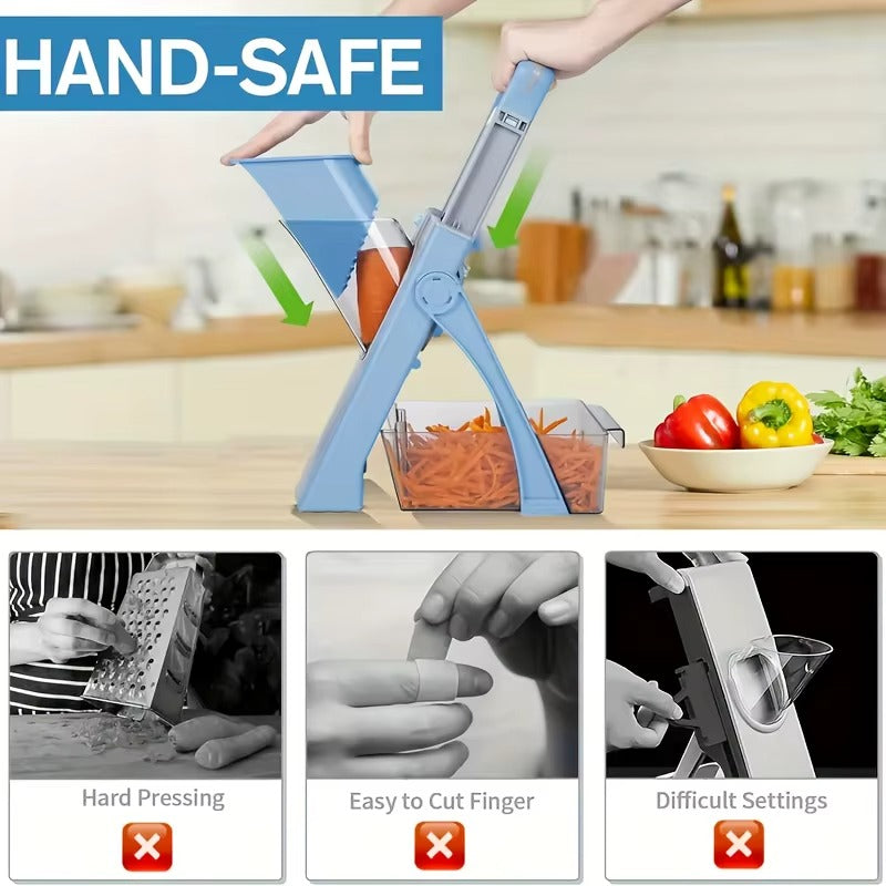 Multi-Function Vegetable Cutter with Storage Box