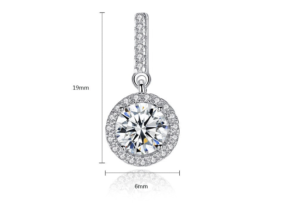 Diamond-Inlaid Fashion Earrings (Premium Quality)