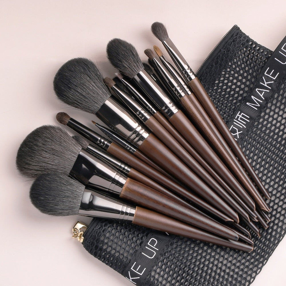 Natural Makeup Brushes Set